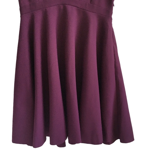 ALice & UO Urban Outfitters Eden Mini Dress Wine/ Burgundy Medium - Picture 7 of 17